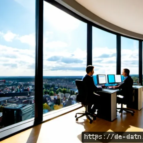 Home 17 빅데이터 분석을 위한 클라우드 플랫폼 평가 - Photorealistic modern data analytics office in Frankfurt, Germany, a diverse team of cloud engineers...